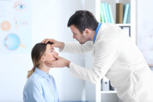 Adult Male Doctor Examining Patient | Diamond Vision | Diamond Vision